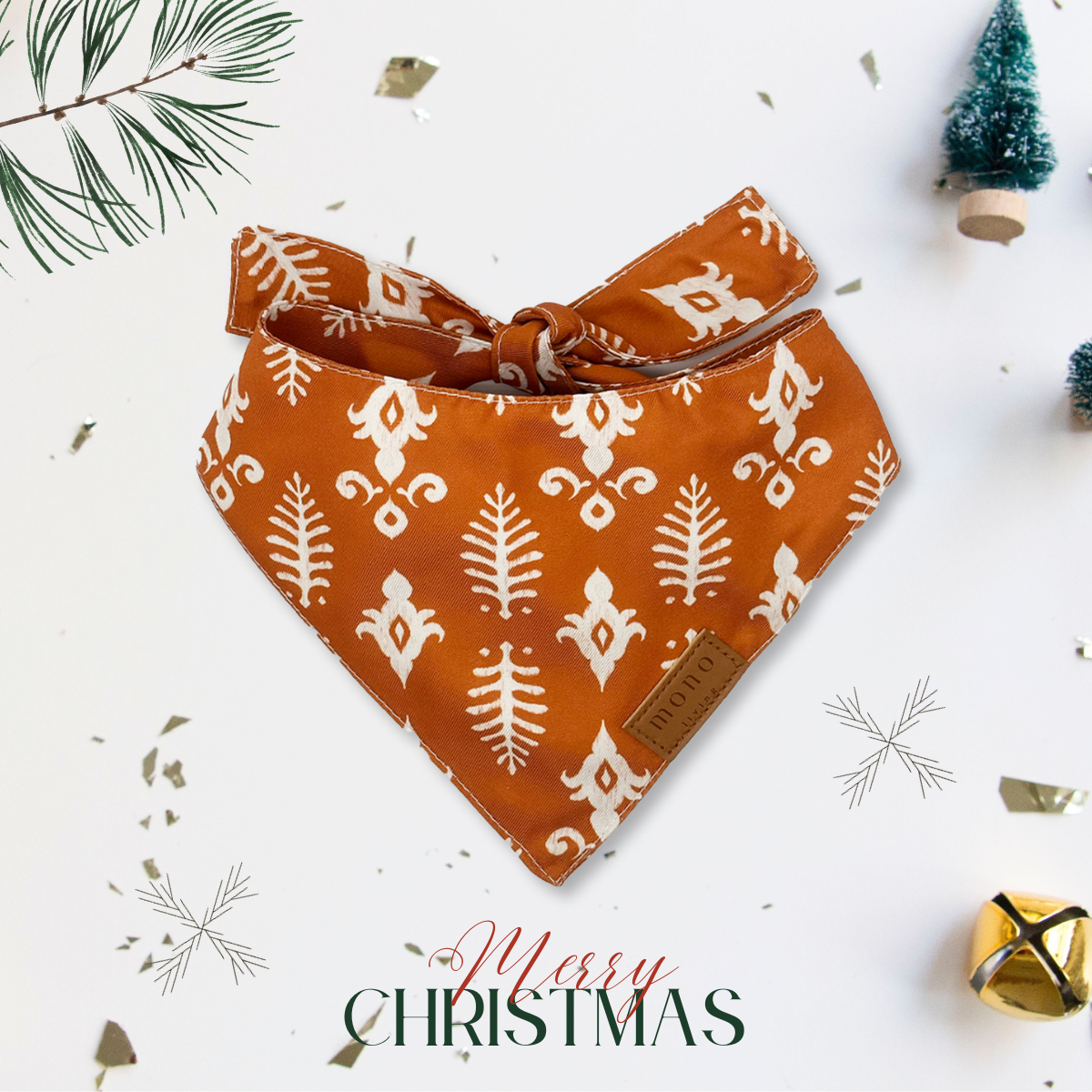Dog Bandanas 4 Pack - Holiday Set