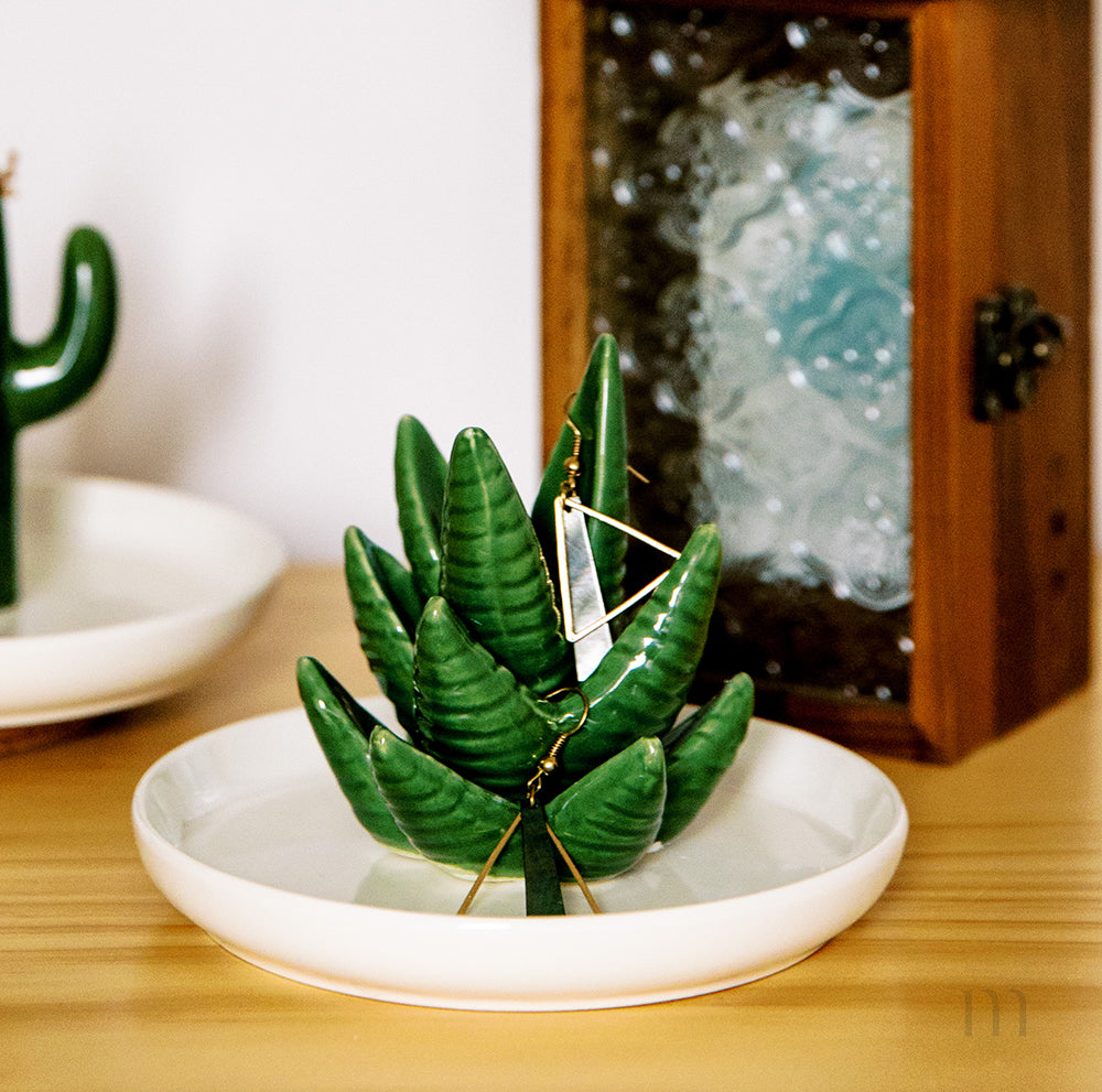 Aloe Dish Ring Holder