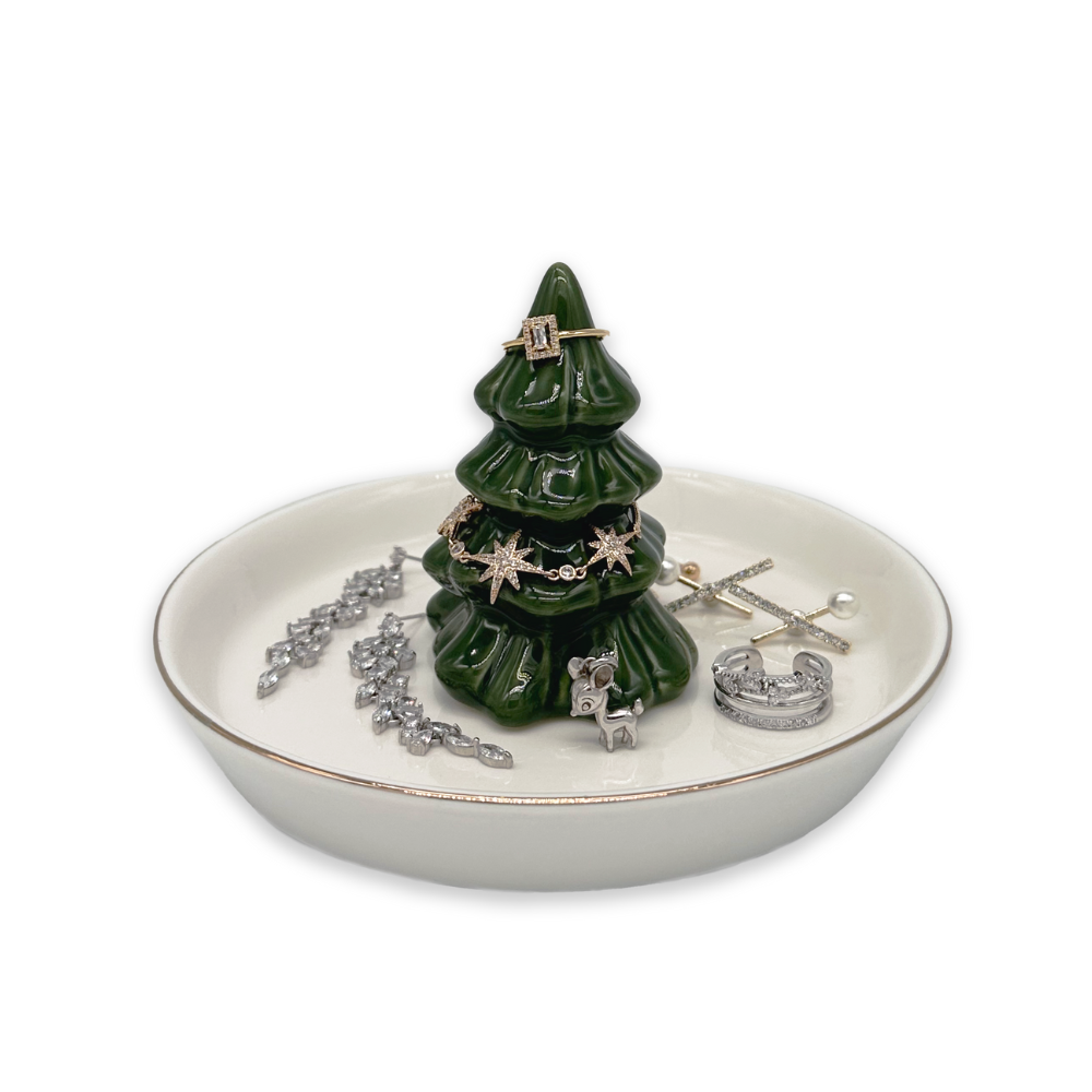 Forest Green Tree Holder