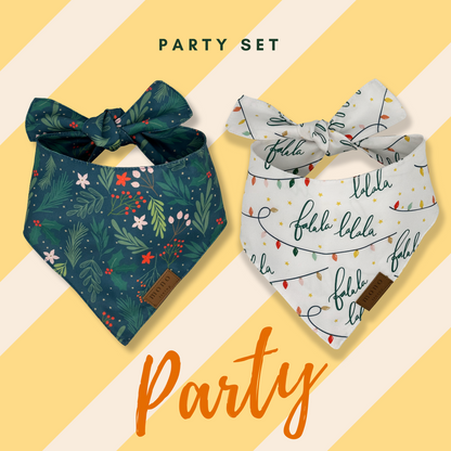 Dog Bandanas 4 Pack - Party Set