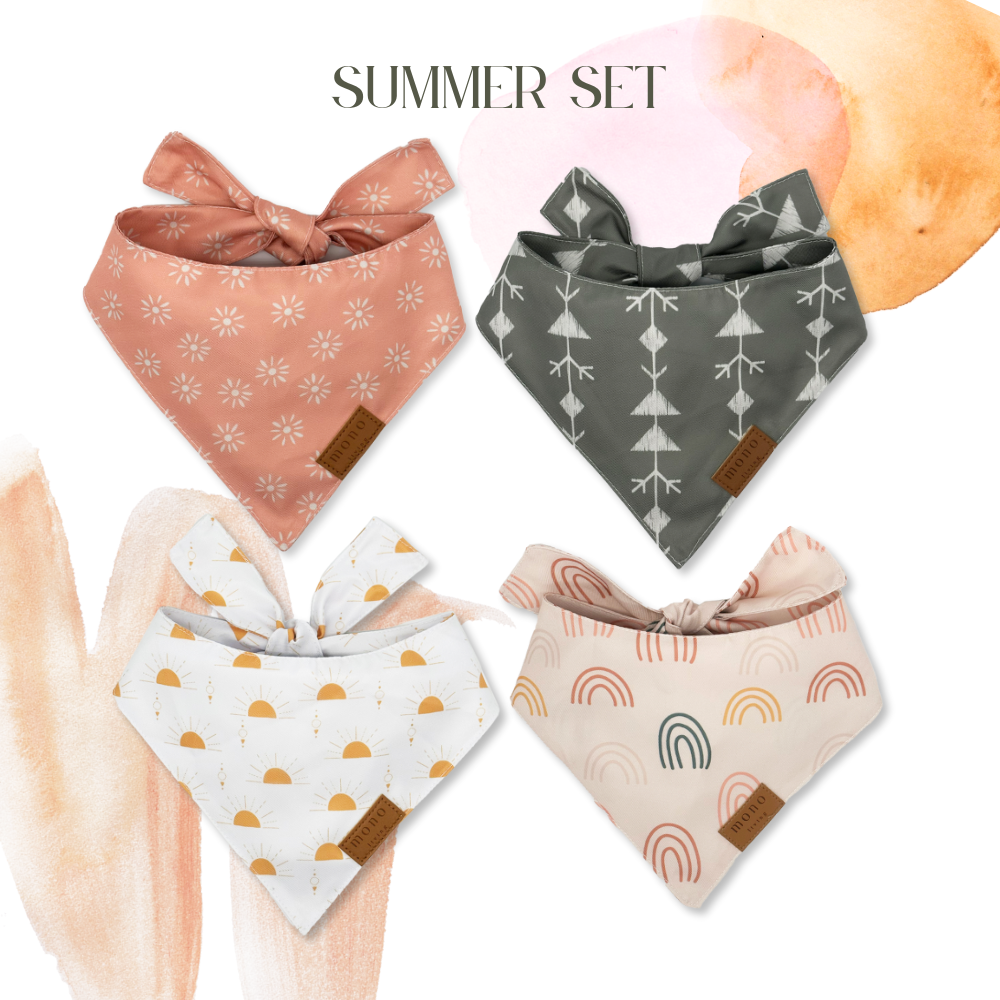 Dog Bandanas 4 Pack - Summer Set