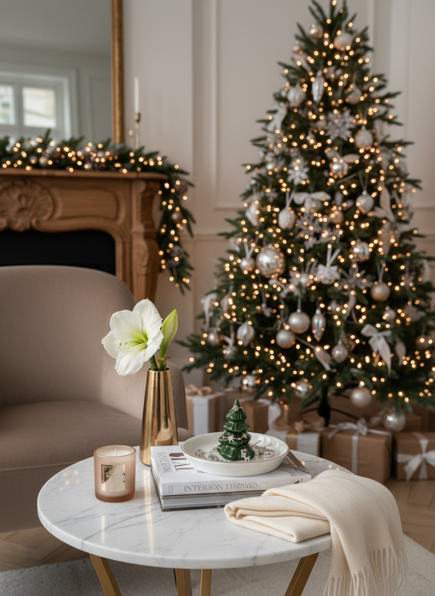 Forest Green Tree Holder