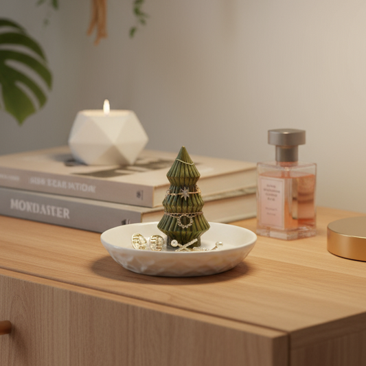 Moss Green Tree Holder
