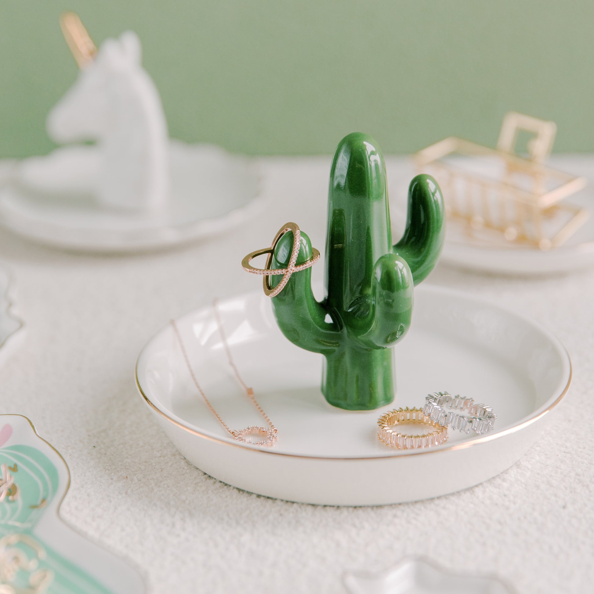 Prickly Cactus Ring Holder – Mercado Collective