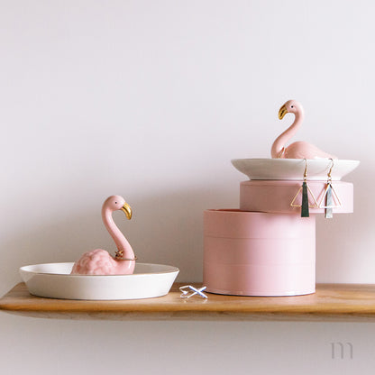 Flamingo Ring Holder (Gold Dish)